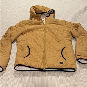 Rip Curl Camel Hooded Puffer Jacket
